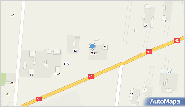 Jedlno Pierwsze, Jedlno Pierwsze, 52A, mapa Jedlno Pierwsze
