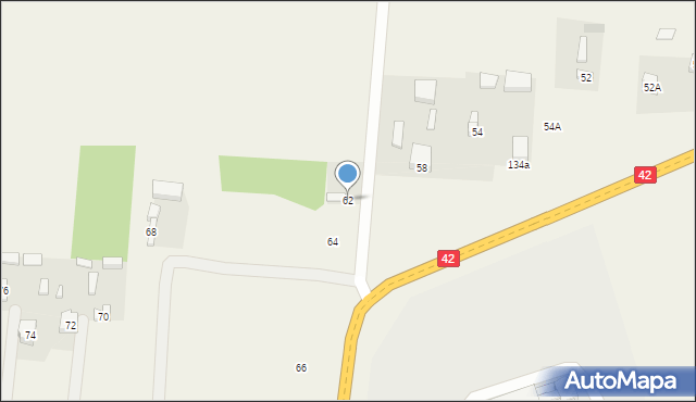 Jedlno Pierwsze, Jedlno Pierwsze, 62, mapa Jedlno Pierwsze