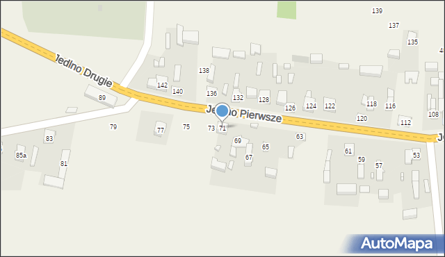 Jedlno Pierwsze, Jedlno Pierwsze, 71, mapa Jedlno Pierwsze
