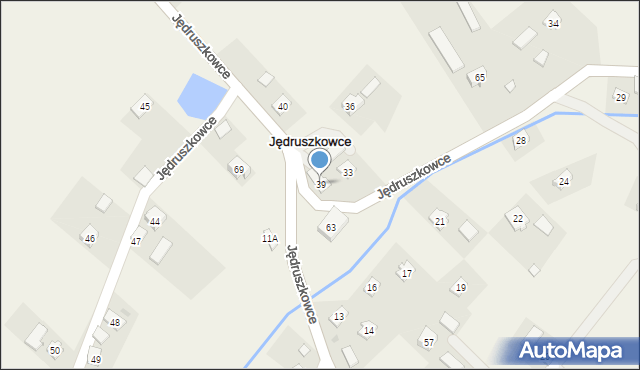 Jędruszkowce, Jędruszkowce, 39, mapa Jędruszkowce