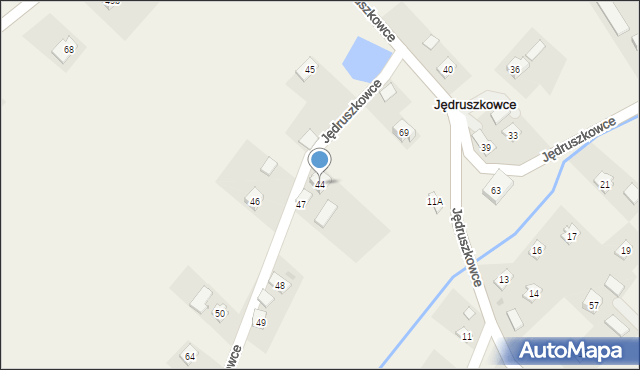 Jędruszkowce, Jędruszkowce, 44, mapa Jędruszkowce