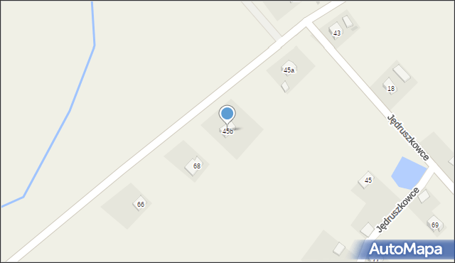 Jędruszkowce, Jędruszkowce, 45b, mapa Jędruszkowce