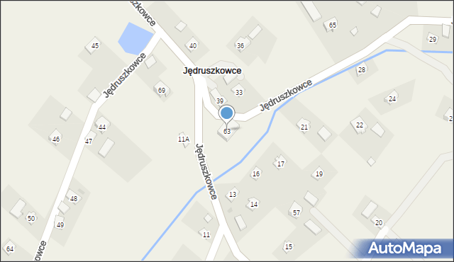 Jędruszkowce, Jędruszkowce, 63, mapa Jędruszkowce