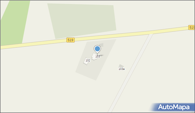 Jędrychówko, Jędrychówko, 103, mapa Jędrychówko