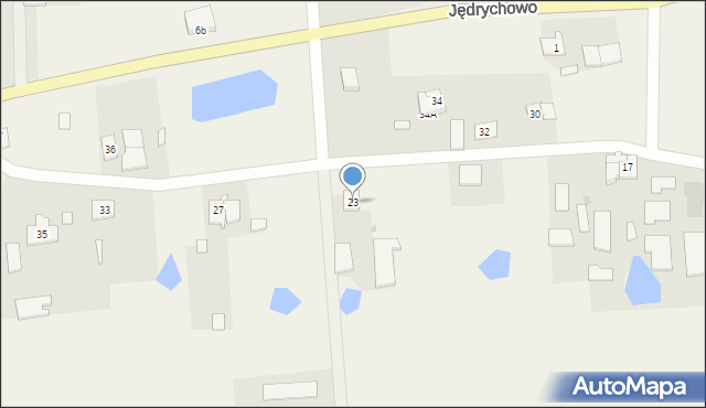 Jędrychowo, Jędrychowo, 23, mapa Jędrychowo