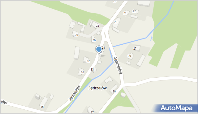 Jędrzejów, Jędrzejów, 31A, mapa Jędrzejów