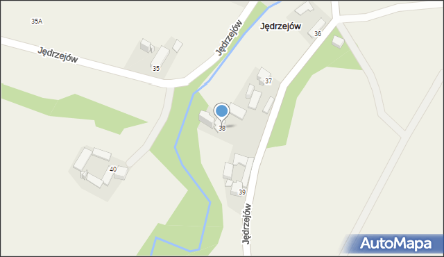 Jędrzejów, Jędrzejów, 38, mapa Jędrzejów