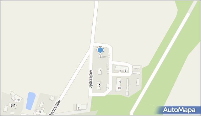 Jędrzejów, Jędrzejów, 2, mapa Jędrzejów