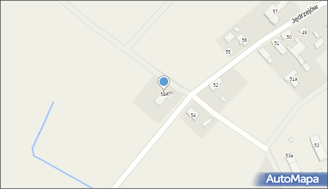 Jędrzejów, Jędrzejów, 54A, mapa Jędrzejów