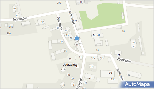 Jędrzejów, Jędrzejów, 85, mapa Jędrzejów