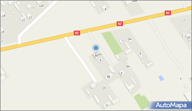 Jędrzejów Nowy, Jędrzejów Nowy, 9A, mapa Jędrzejów Nowy