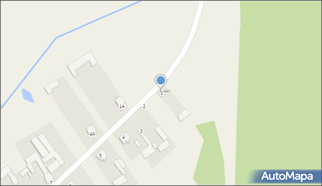 Jędrzejów Stary, Jędrzejów Stary, 1, mapa Jędrzejów Stary