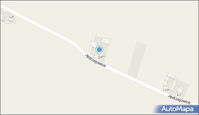 Jędrzejowice, Jędrzejowice, 114, mapa Jędrzejowice