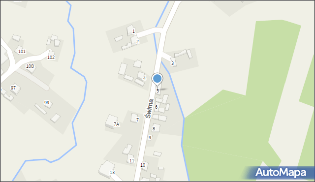 Jędrzejowice, Jędrzejowice, 5, mapa Jędrzejowice