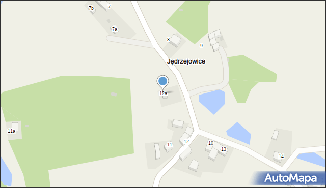 Jędrzejowice, Jędrzejowice, 12a, mapa Jędrzejowice