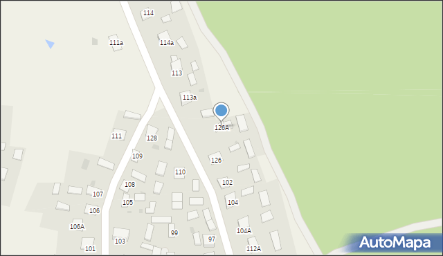 Jędrzejówka, Jędrzejówka, 126A, mapa Jędrzejówka