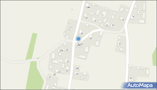 Jędrzejówka, Jędrzejówka, 19a, mapa Jędrzejówka