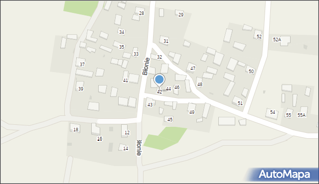 Jędrzejówka, Jędrzejówka, 42, mapa Jędrzejówka