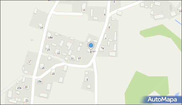 Jędrzejówka, Jędrzejówka, 8, mapa Jędrzejówka