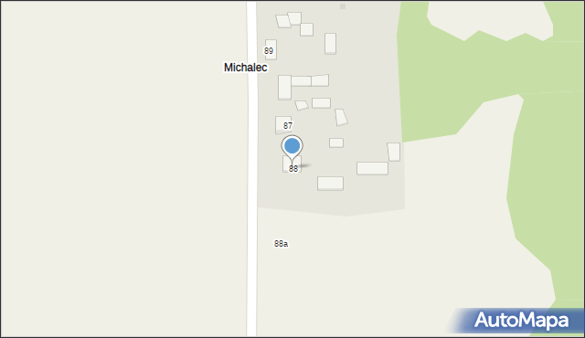 Jędrzejówka, Jędrzejówka, 88, mapa Jędrzejówka