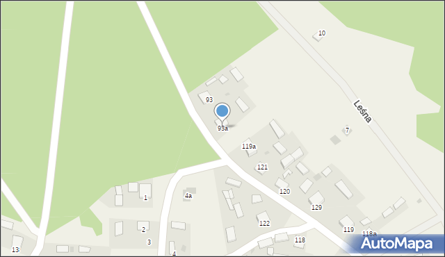 Jędrzejówka, Jędrzejówka, 93a, mapa Jędrzejówka