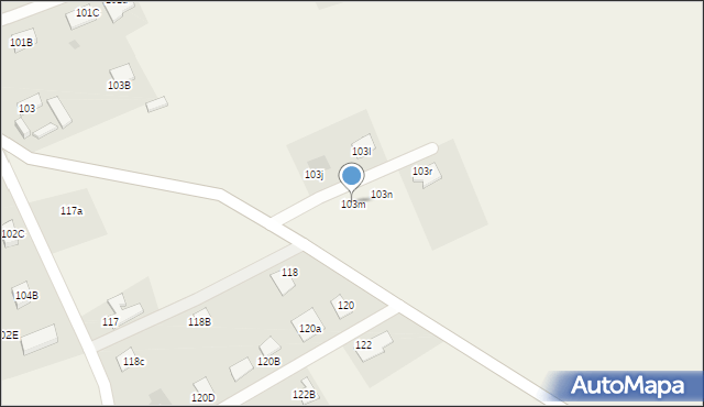 Jędrzychów, Jędrzychów, 103m, mapa Jędrzychów