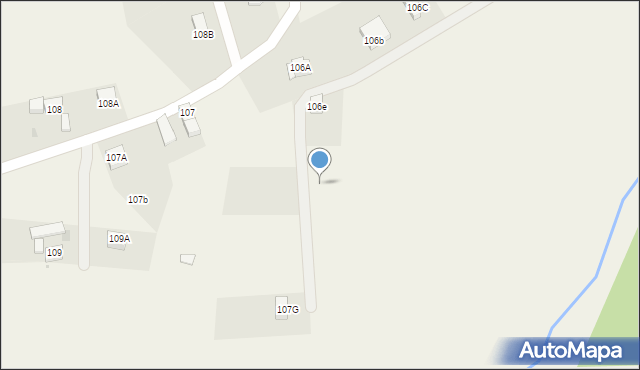 Jędrzychów, Jędrzychów, 106f, mapa Jędrzychów