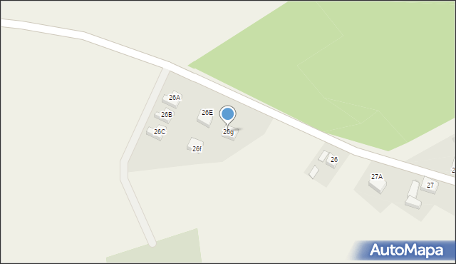 Jędrzychów, Jędrzychów, 26g, mapa Jędrzychów