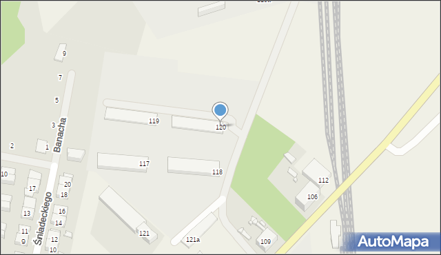 Jędrzychowice, Jędrzychowice, 120, mapa Jędrzychowice