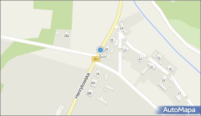 Jędrzychowice, Jędrzychowice, 27, mapa Jędrzychowice