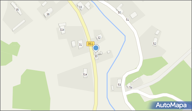 Jędrzychowice, Jędrzychowice, 30a, mapa Jędrzychowice