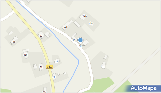 Jędrzychowice, Jędrzychowice, 51, mapa Jędrzychowice
