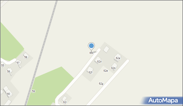 Jędrzychowice, Jędrzychowice, 60c, mapa Jędrzychowice