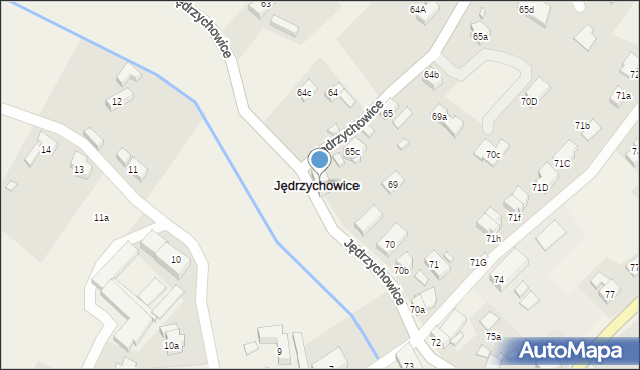 Jędrzychowice, Jędrzychowice, 67, mapa Jędrzychowice