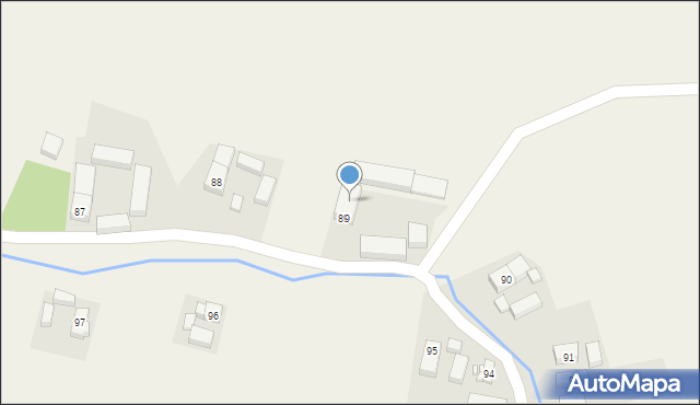 Jędrzychowice, Jędrzychowice, 89A, mapa Jędrzychowice