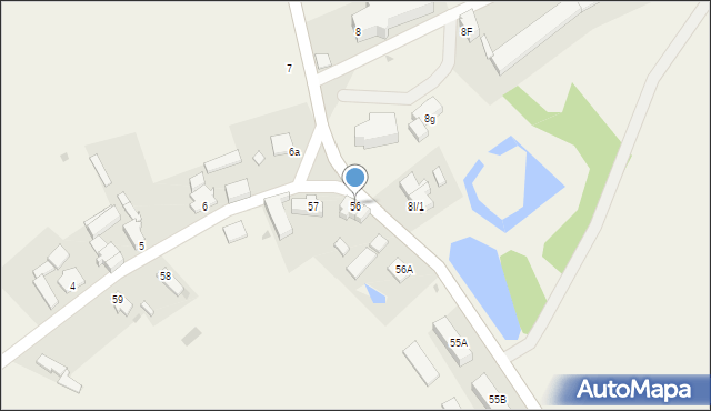 Jędrzychowice, Jędrzychowice, 56, mapa Jędrzychowice