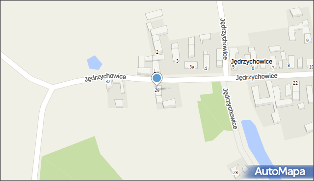 Jędrzychowice, Jędrzychowice, 29, mapa Jędrzychowice