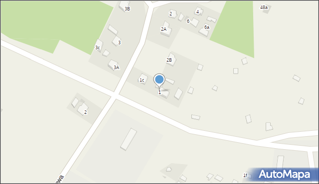 Jedwabno, Jedwabno, 1, mapa Jedwabno