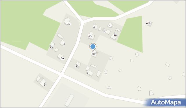 Jedwabno, Jedwabno, 2B, mapa Jedwabno