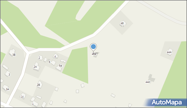 Jedwabno, Jedwabno, 48a, mapa Jedwabno