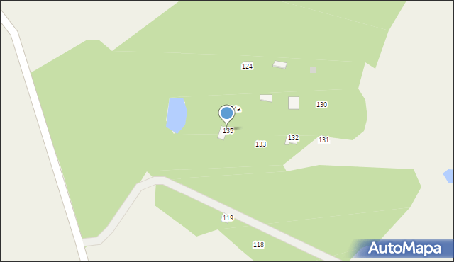 Jedzbark, Jedzbark, 135, mapa Jedzbark