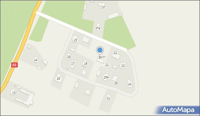 Jeglin, Jeglin, 20, mapa Jeglin