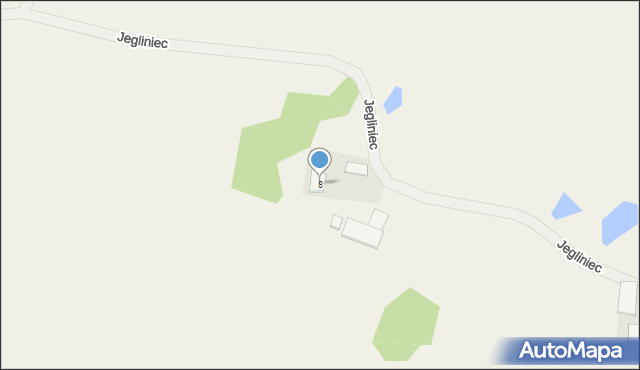 Jegliniec, Jegliniec, 8, mapa Jegliniec