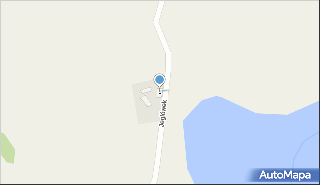 Jeglówek, Jeglówek, 1, mapa Jeglówek