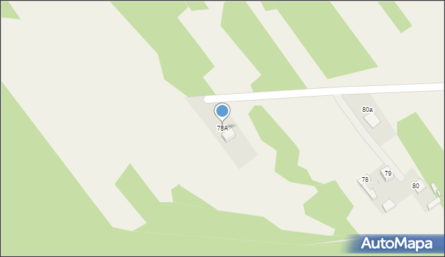 Jęgrzna, Jęgrzna, 78A, mapa Jęgrzna