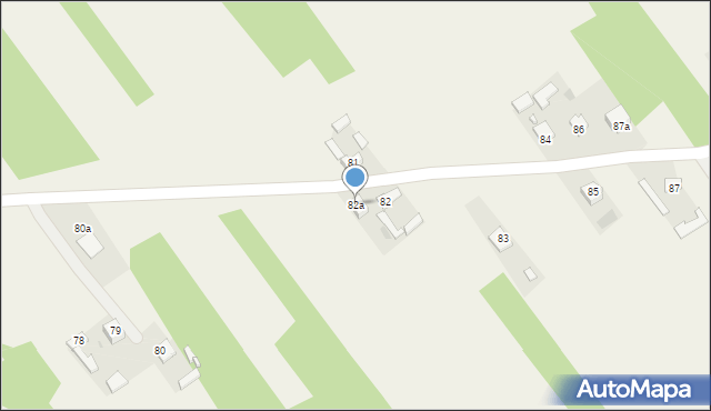 Jęgrzna, Jęgrzna, 82a, mapa Jęgrzna