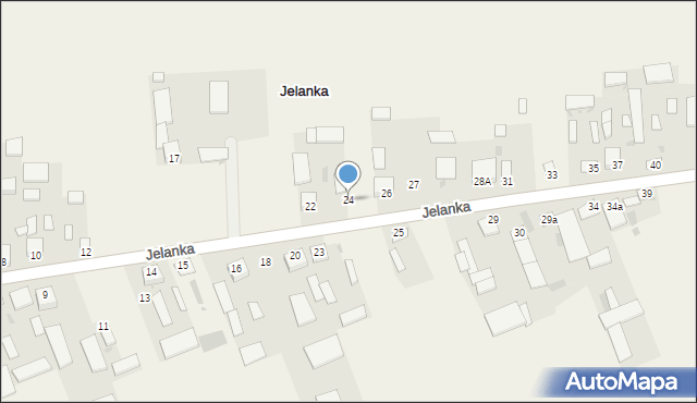 Jelanka, Jelanka, 24, mapa Jelanka