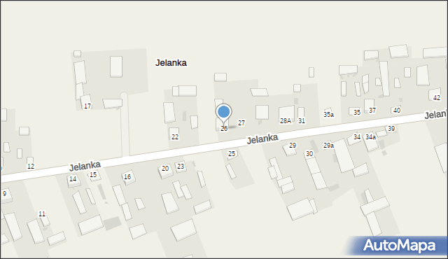 Jelanka, Jelanka, 26, mapa Jelanka