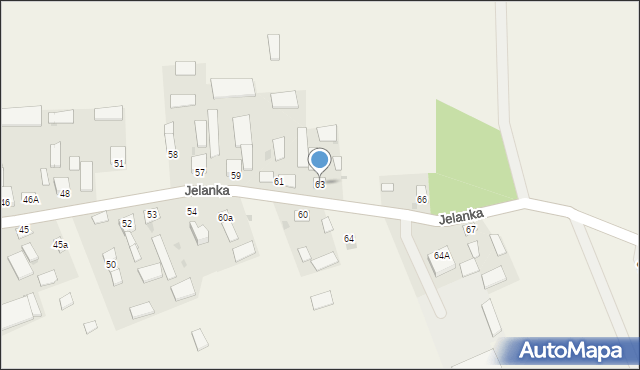 Jelanka, Jelanka, 63, mapa Jelanka
