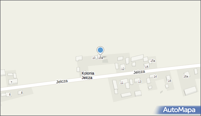 Jelcza, Jelcza, 10a, mapa Jelcza